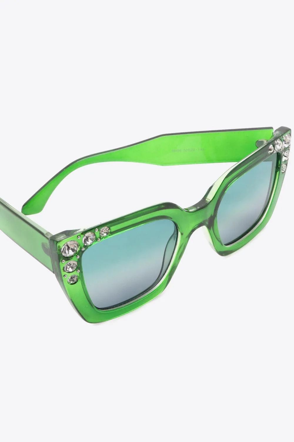 Rhinestone Polycarbonate Sunglasses