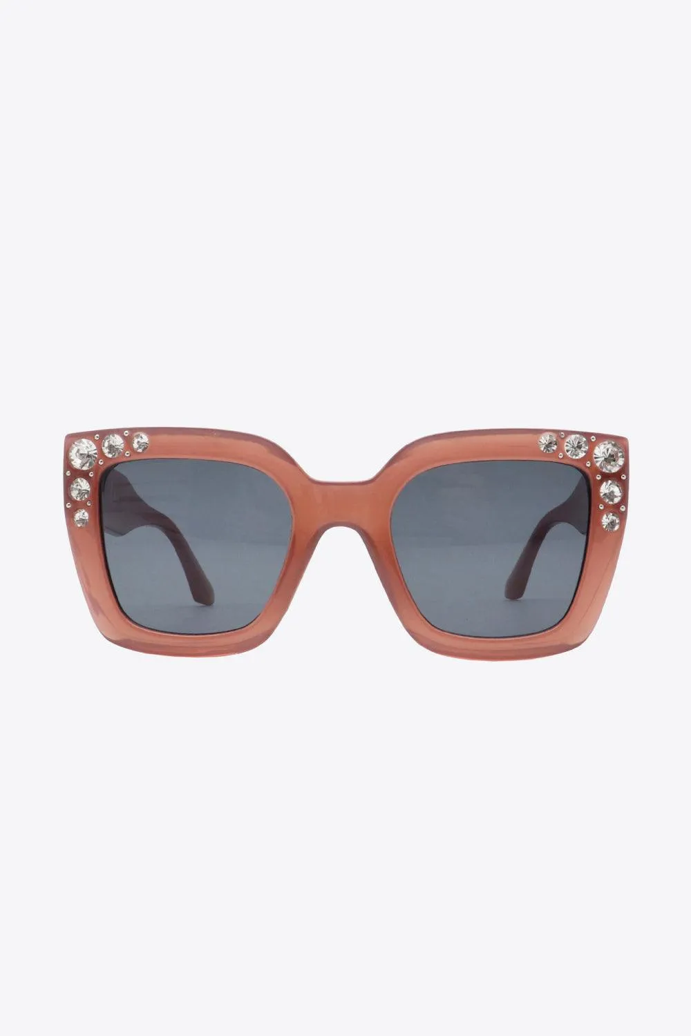 Rhinestone Polycarbonate Sunglasses