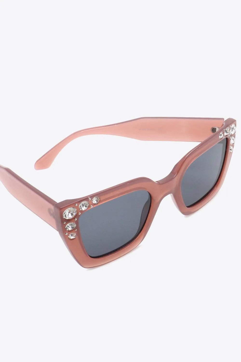 Rhinestone Polycarbonate Sunglasses