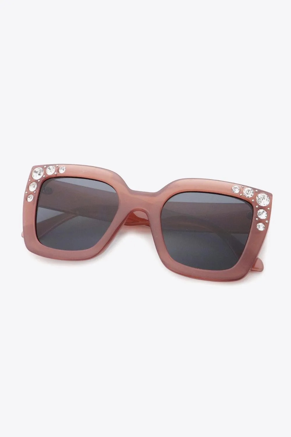 Rhinestone Polycarbonate Sunglasses