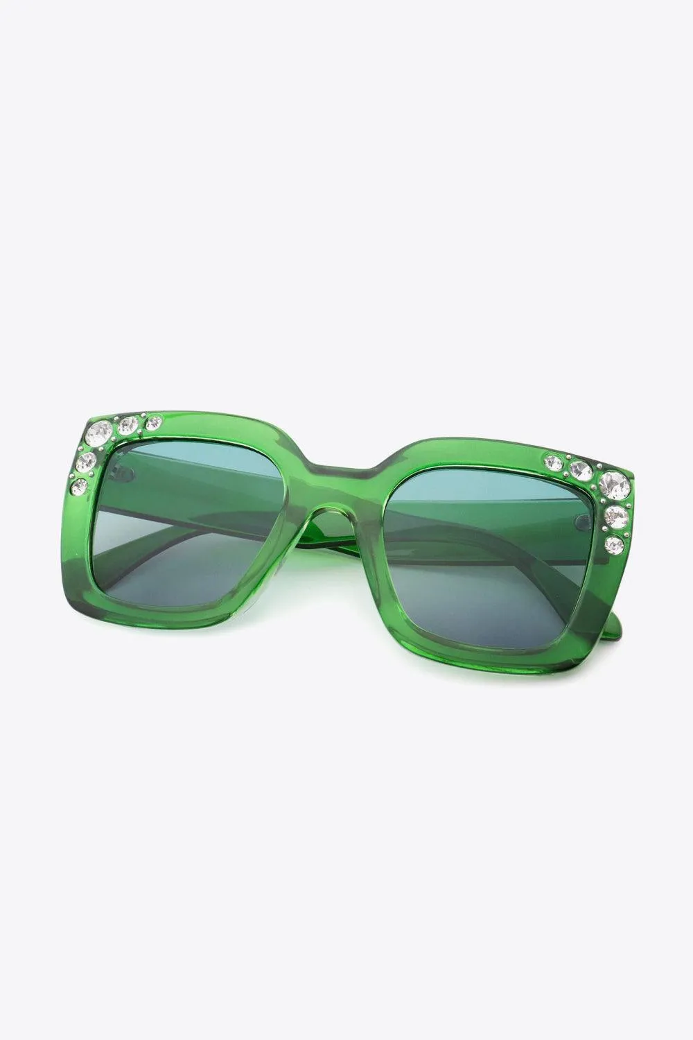 Rhinestone Polycarbonate Sunglasses