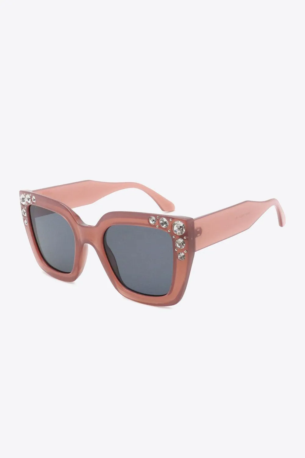 Rhinestone Polycarbonate Sunglasses