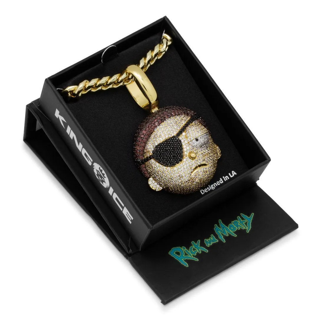 Rick and Morty x King Ice - XL Evil Morty Necklace