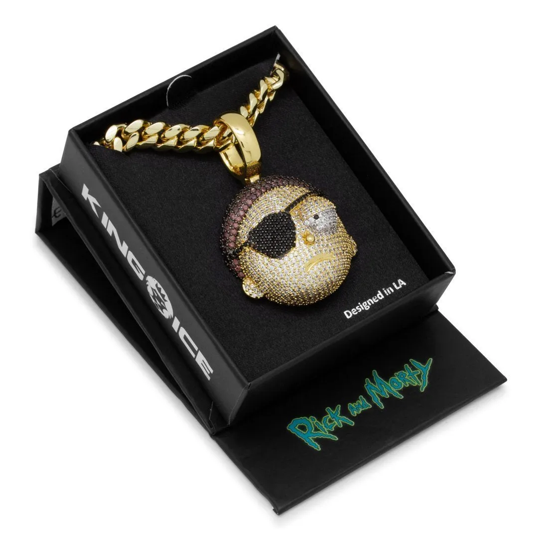 Rick and Morty x King Ice - XL Evil Morty Necklace