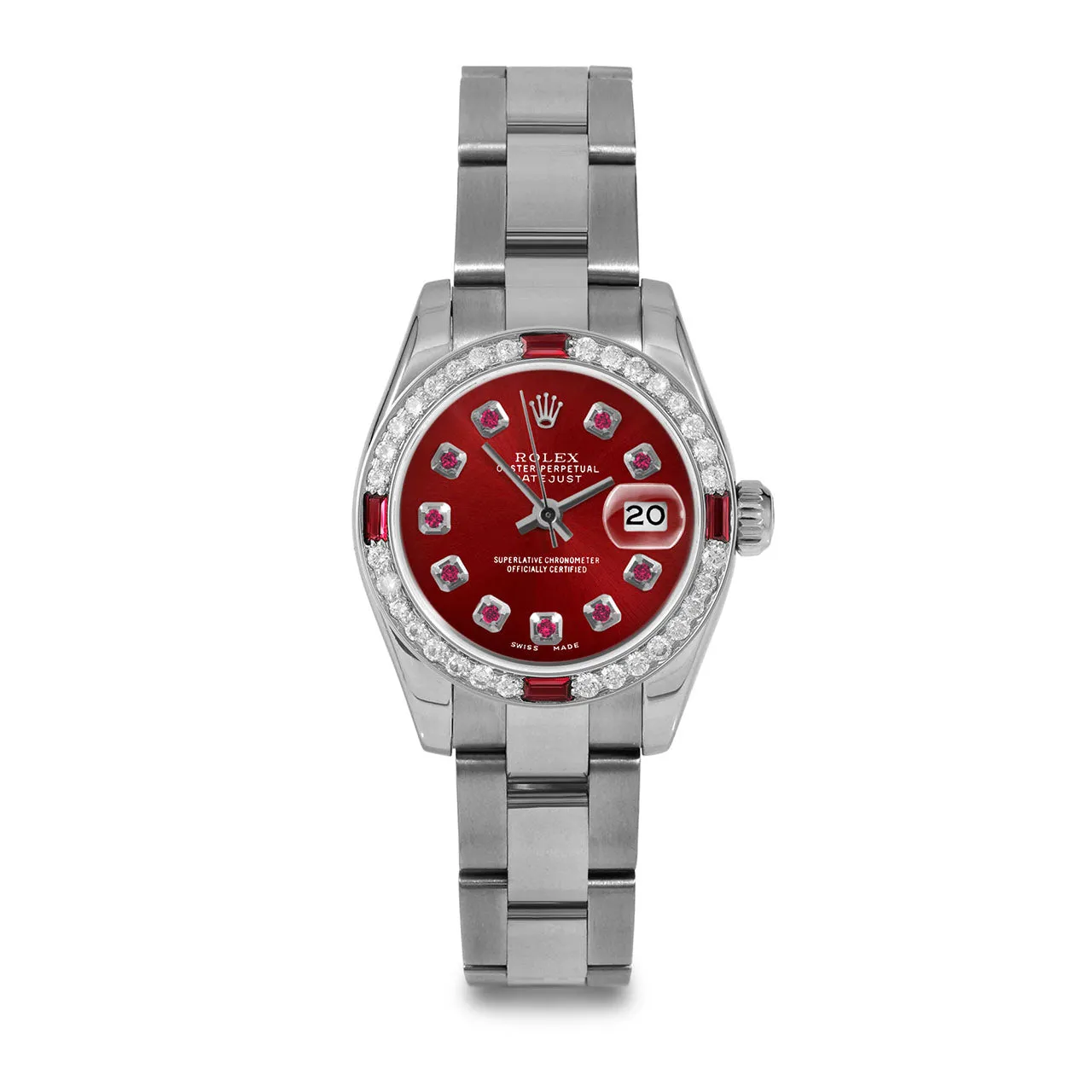 Rolex Datejust 26mm | 179174-RED-RBY-AM-4RBY-OYS