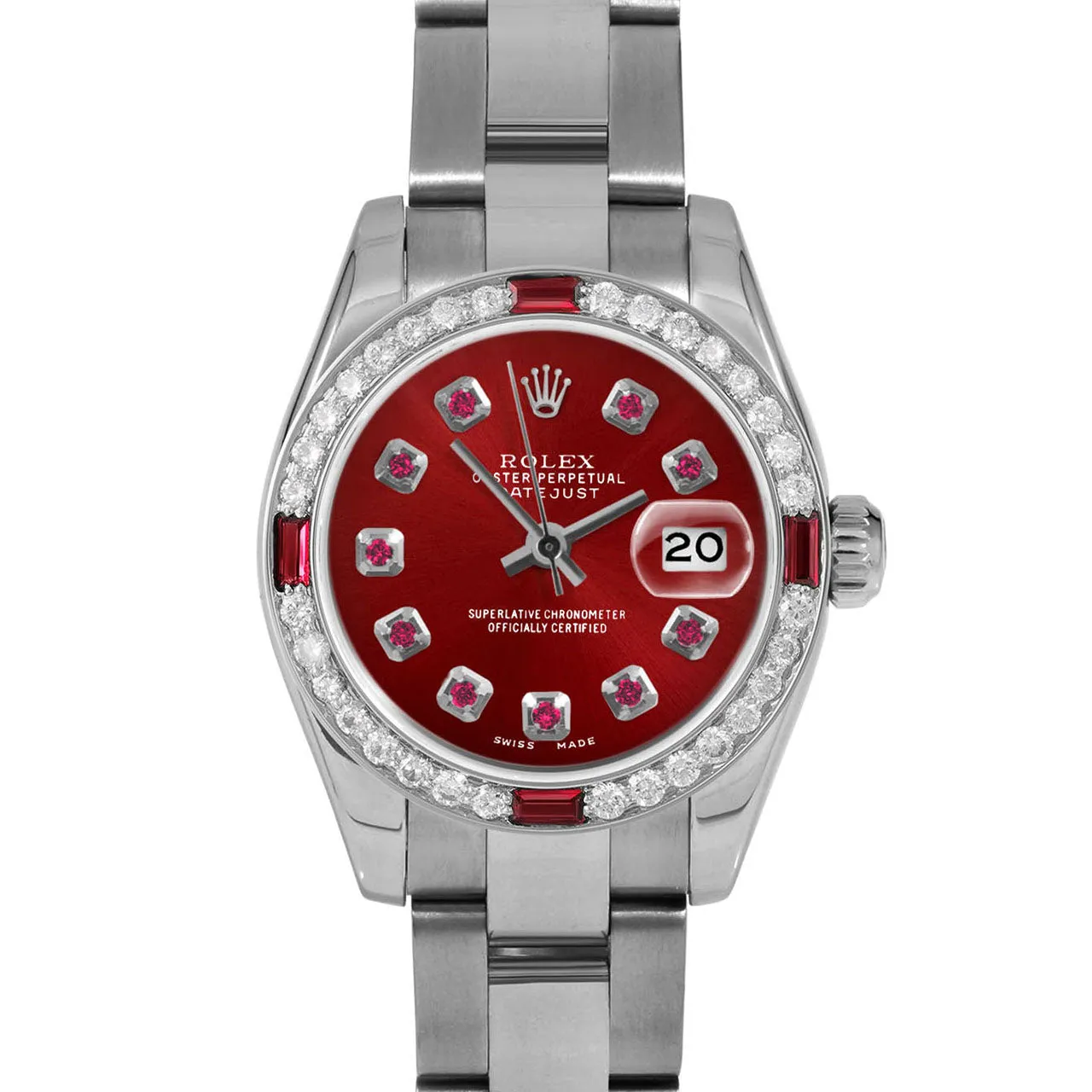 Rolex Datejust 26mm | 179174-RED-RBY-AM-4RBY-OYS