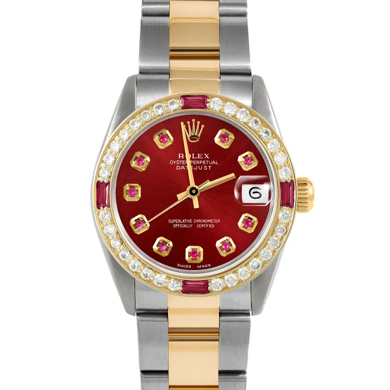 Rolex Datejust 31mm | 68273-RED-RBY-AM-4RBY-OYS