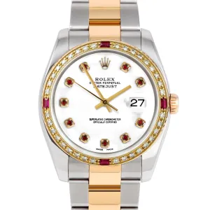 Rolex Datejust 36mm | 116233-WHT-RBY-AM-4RBY-OYS