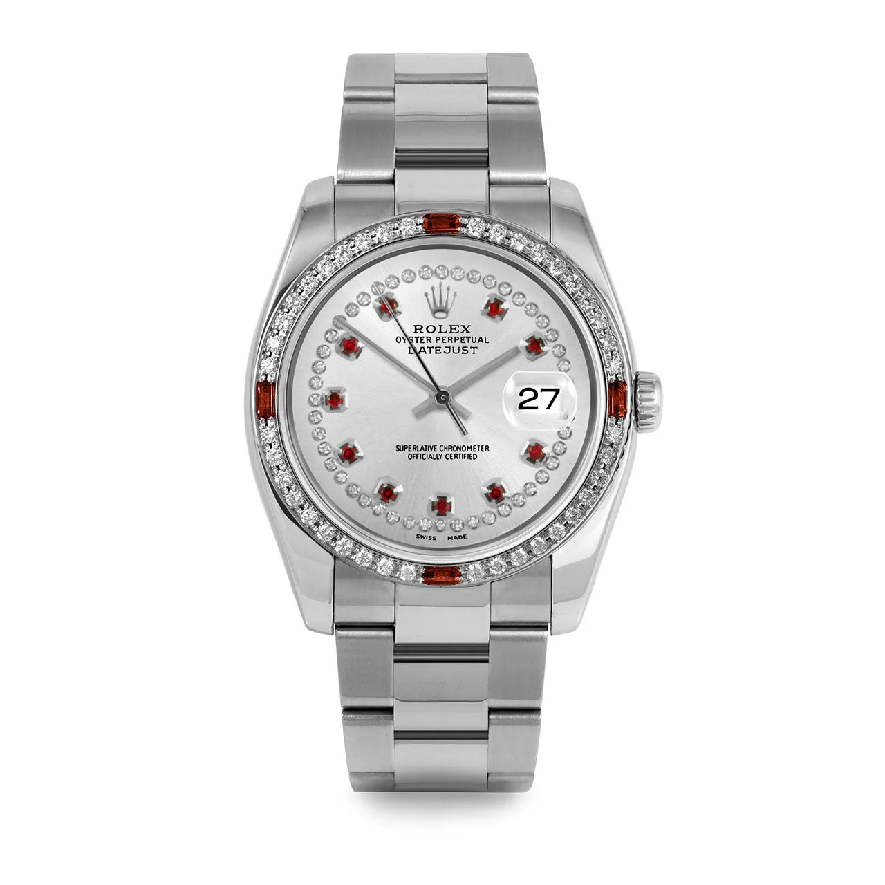 Rolex Datejust 36mm | 116234-SLV-STRR-4RBY-OYS