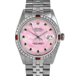 Rolex Datejust 36mm | 1601-SS-PMOP-RBY-AM-4RBY-JBL