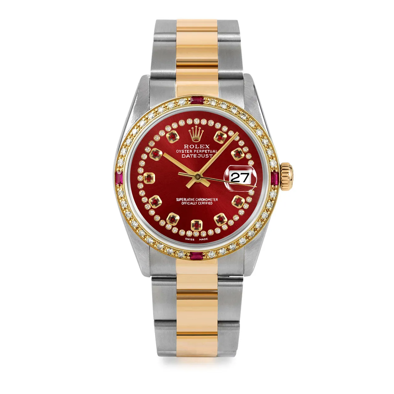 Rolex Datejust 36mm | 16233-RED-STRR-4RBY-OYS