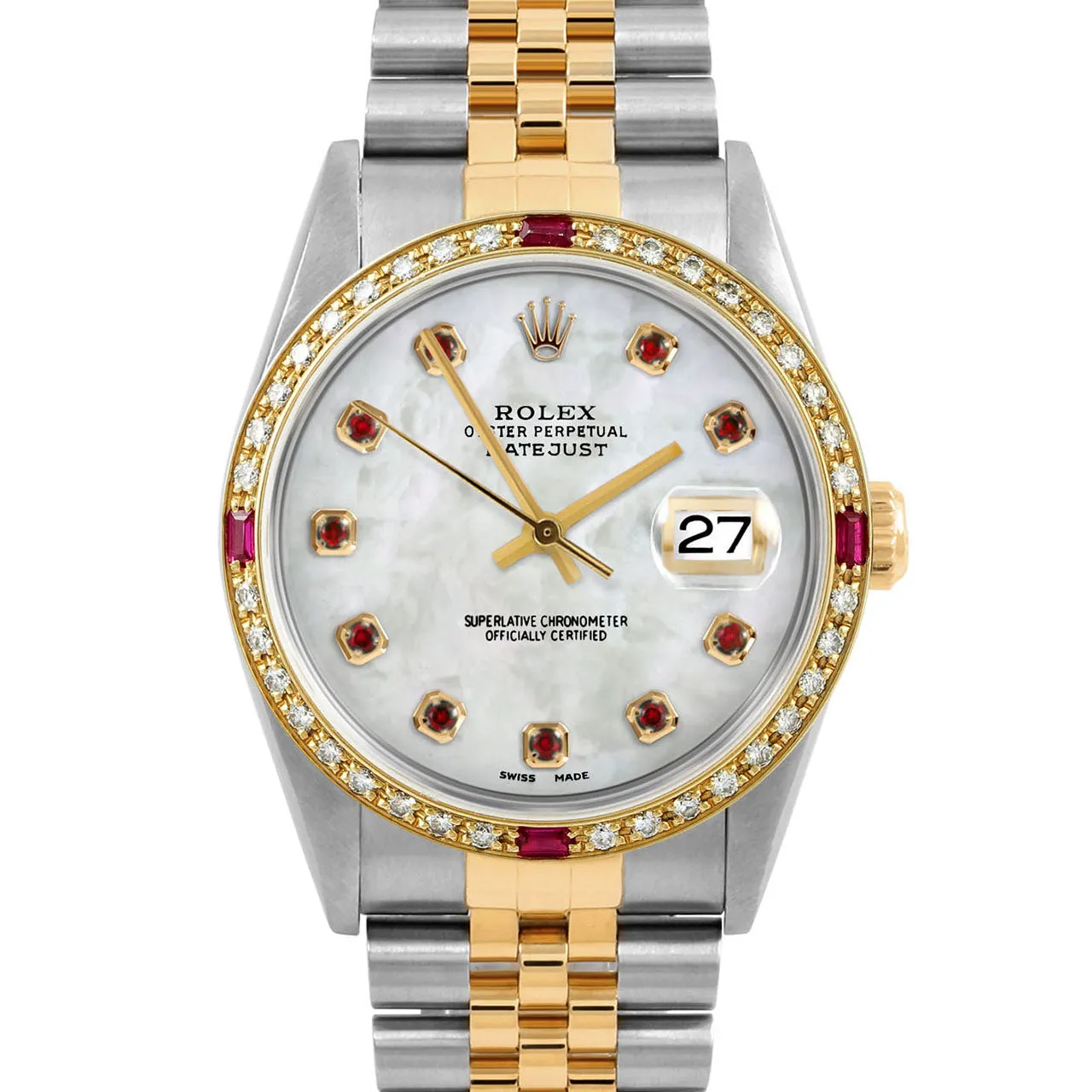 Rolex Datejust 36mm | 16233-WMOP-RBY-AM-4RBY-JBL