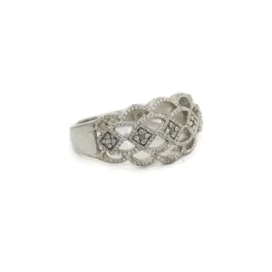 Silver Vintage Art Deco Ring