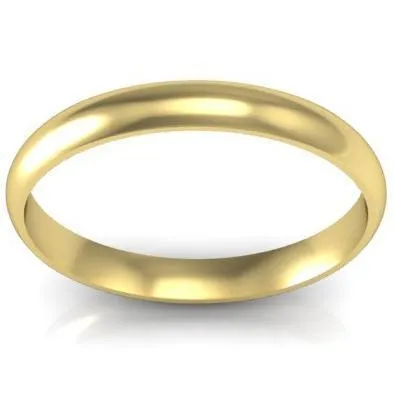 Simple Gold Wedding Ring 3mm