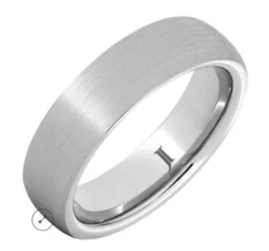 Simplicity – Serinium Domed Satin Finish Ring