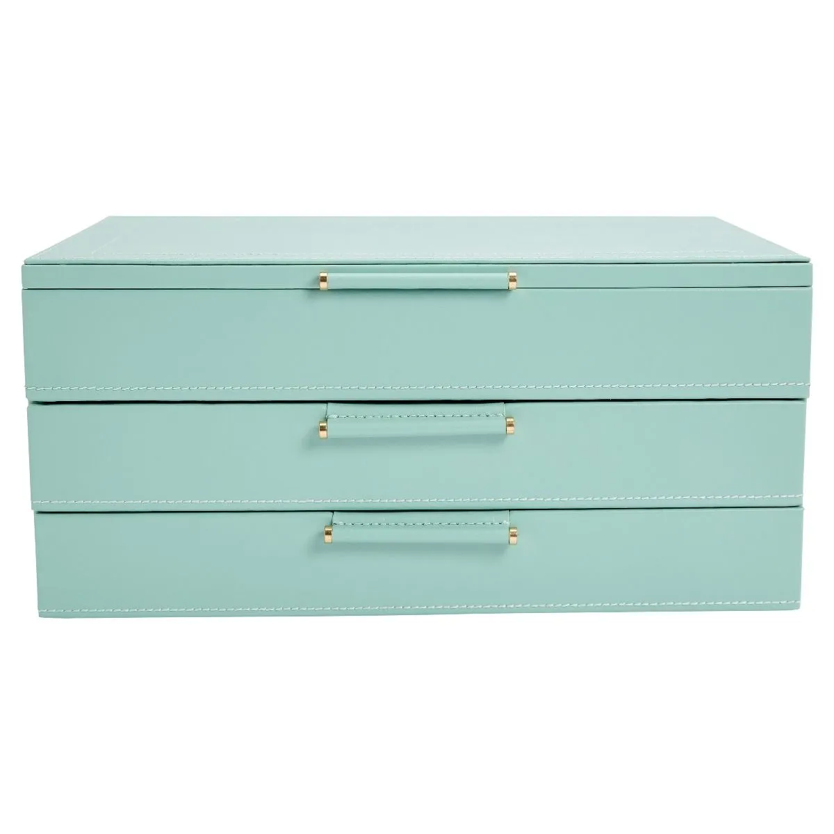 Sophia Jewelry Box With Drawers (Jade)