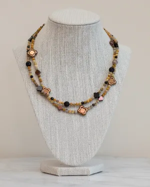 Sunflower Necklace Set