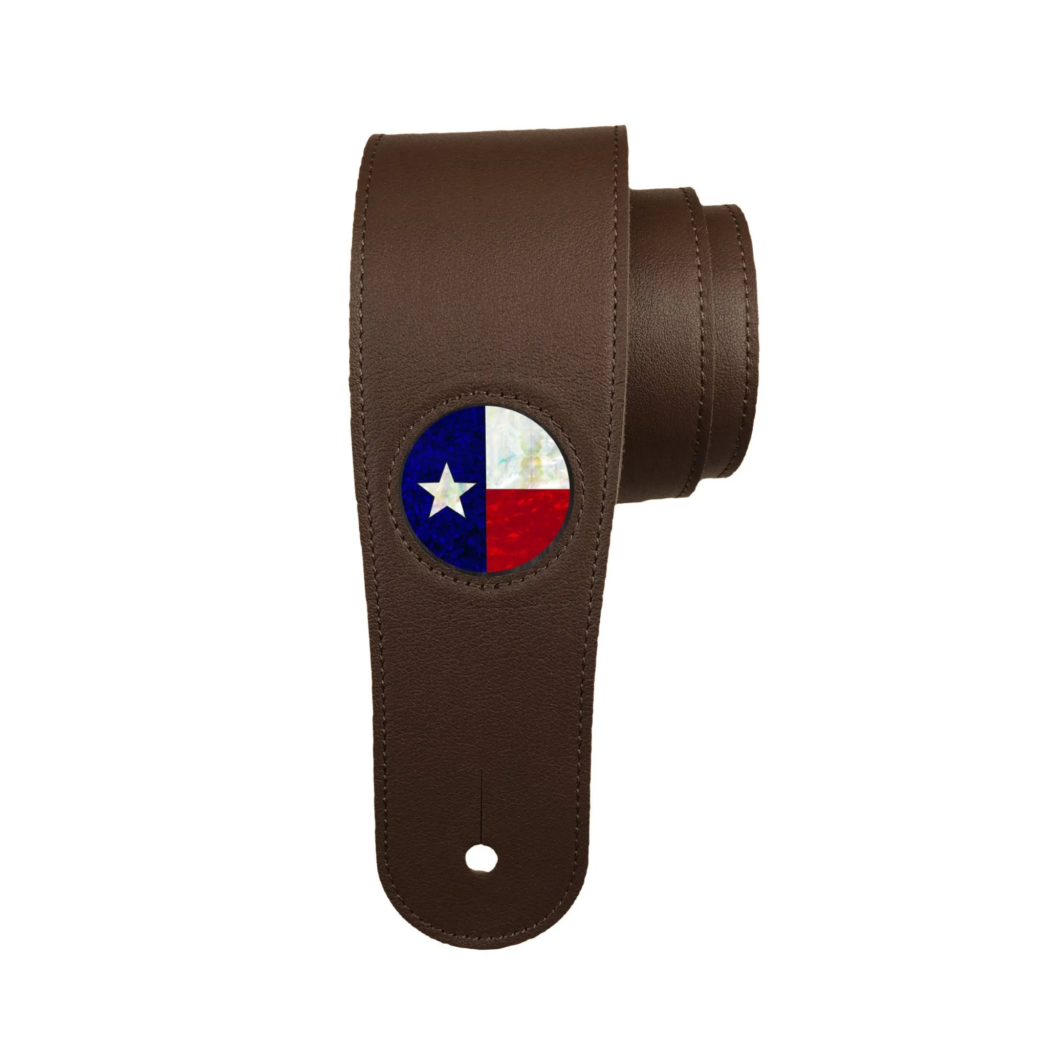 Texas Lonestar Pearl Inlay | Italian Leather Strap