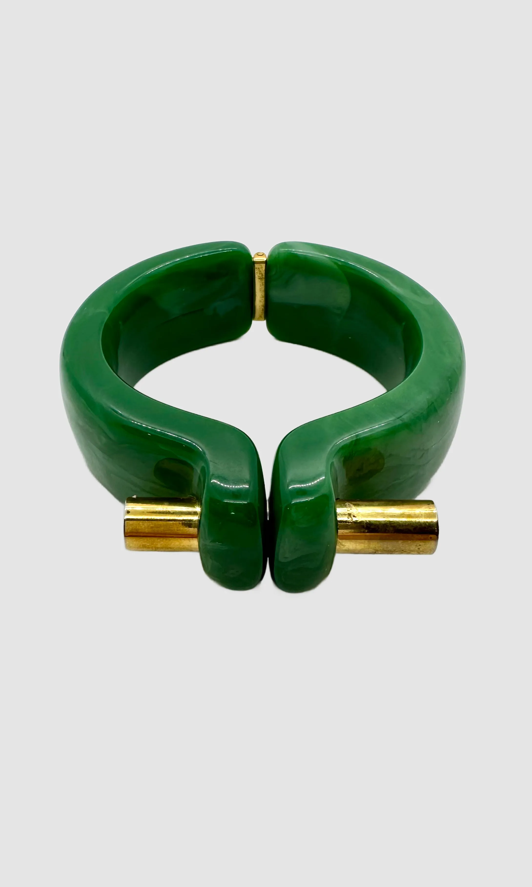 TRIFARI 60s Jade Like Resin Bracelet