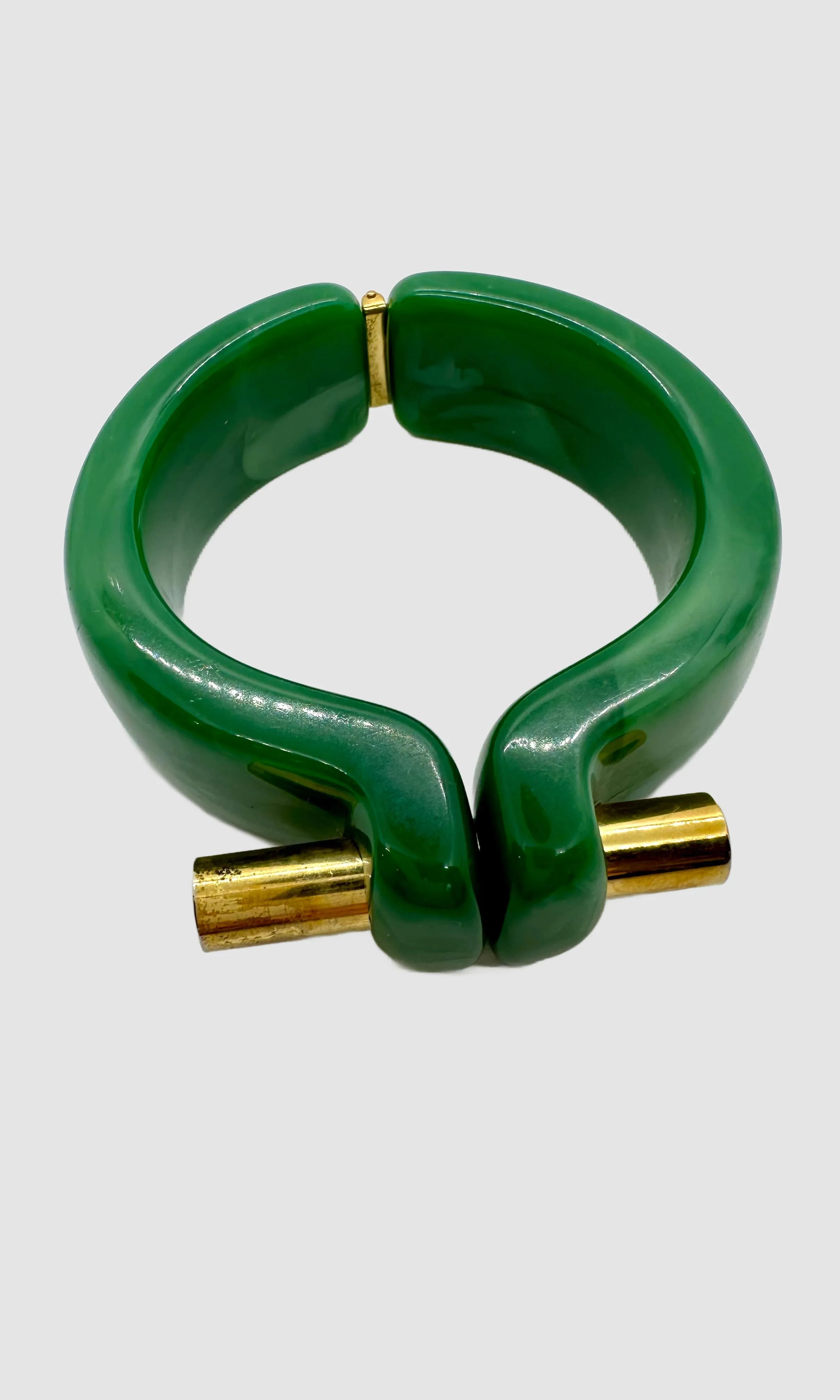 TRIFARI 60s Jade Like Resin Bracelet