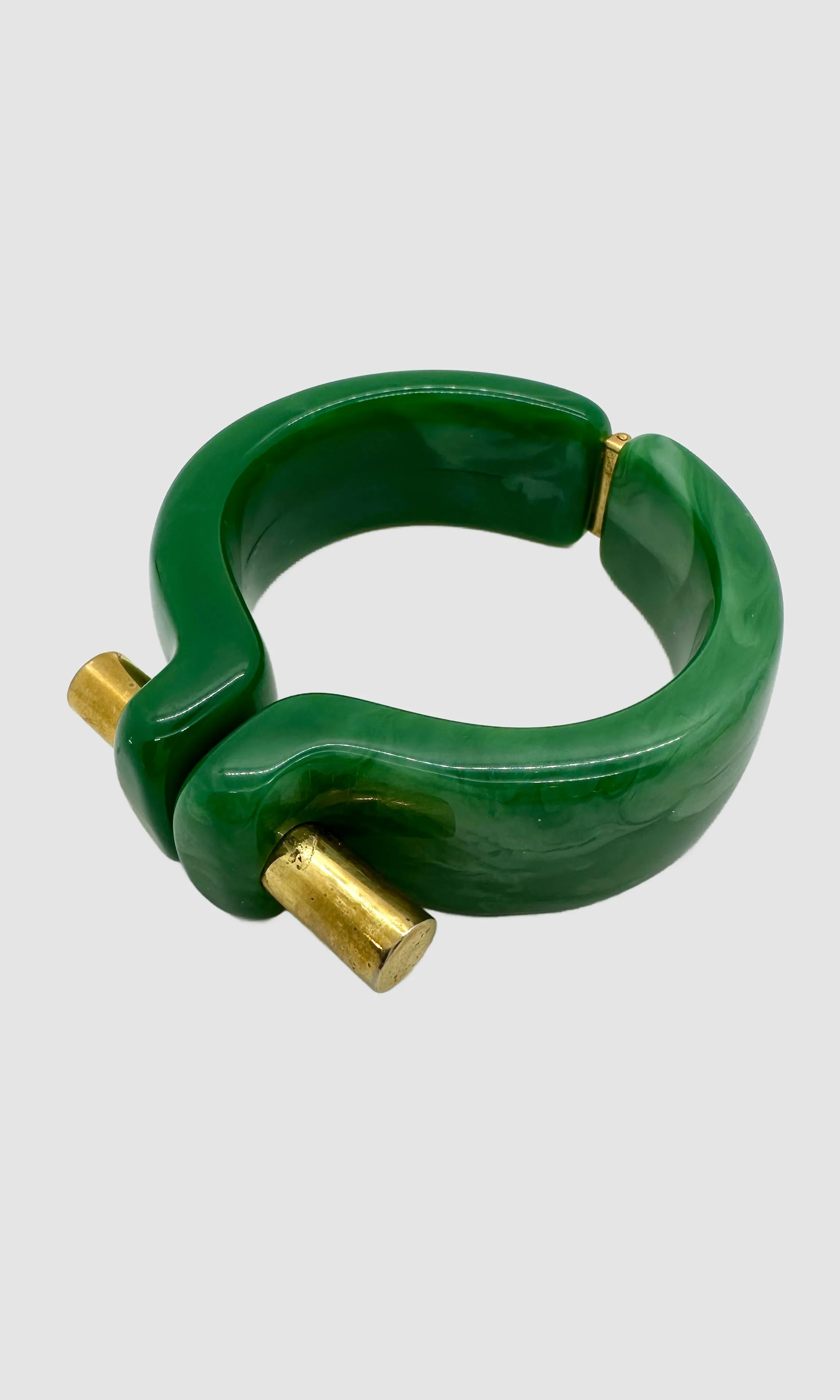 TRIFARI 60s Jade Like Resin Bracelet