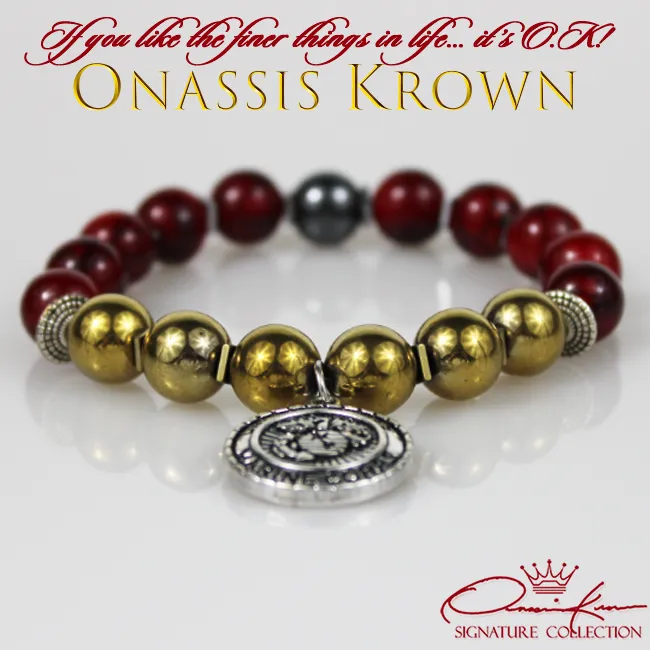 U.S. Marine Corp Bead Bracelet